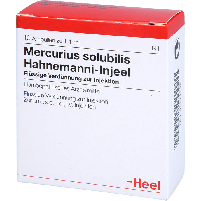 Mercurius solubilis Hahnemanni-Injeel Injektionslösung, 10 St. Ampullen