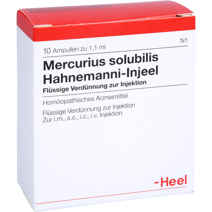 Mercurius solubilis Hahnemanni-Injeel Injektionslösung, 10 St. Ampullen
