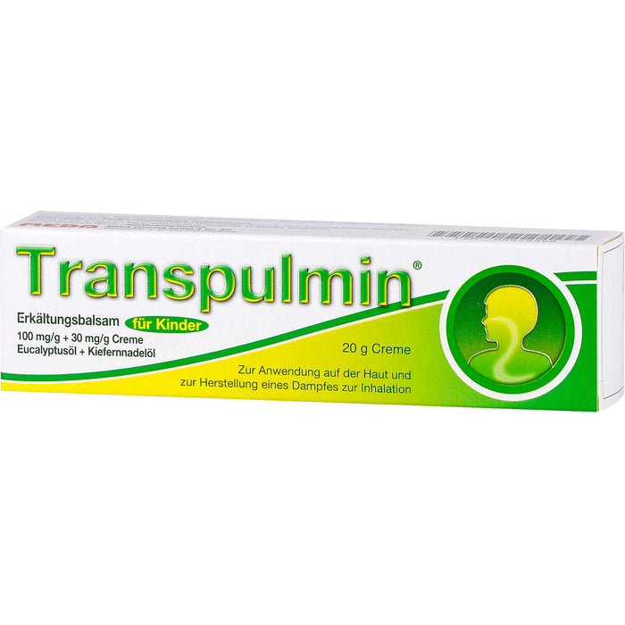 Transpulmin  Erkältungsbalsam für Kinder, 20 g Cream