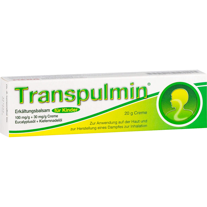 Transpulmin  Erkältungsbalsam für Kinder, 20 g Crème