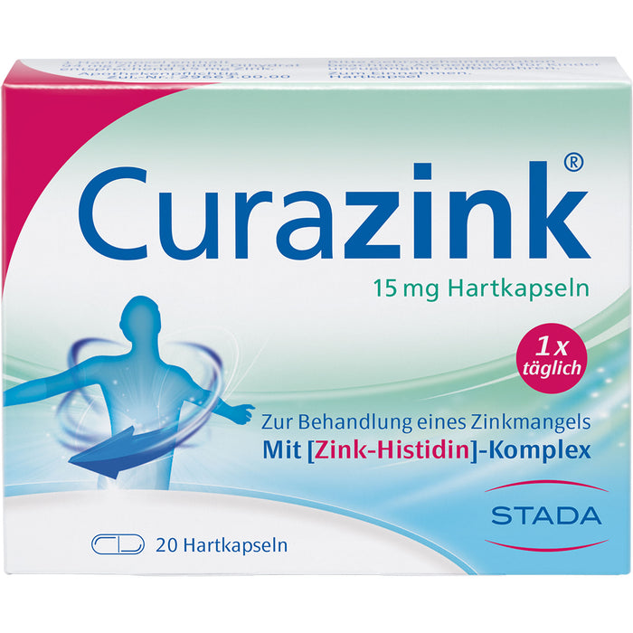 Curazink 15 mg Hartkapseln, 20 St. Kapseln