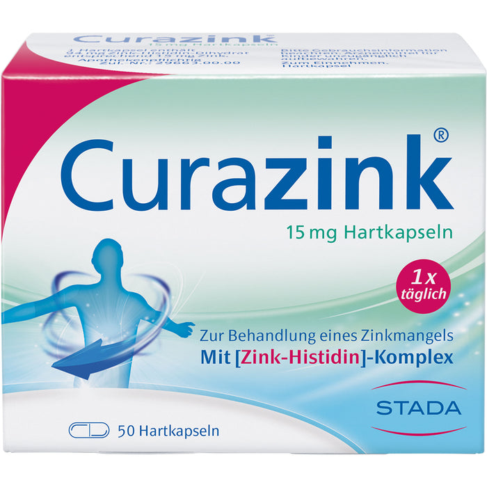 Curazink 15 mg Hartkapseln, 50 St. Kapseln