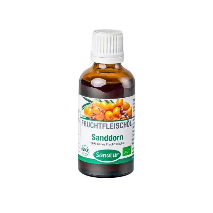 Sanatur Sanddorn Fruchtfleischöl Bio, 50 ml Öl