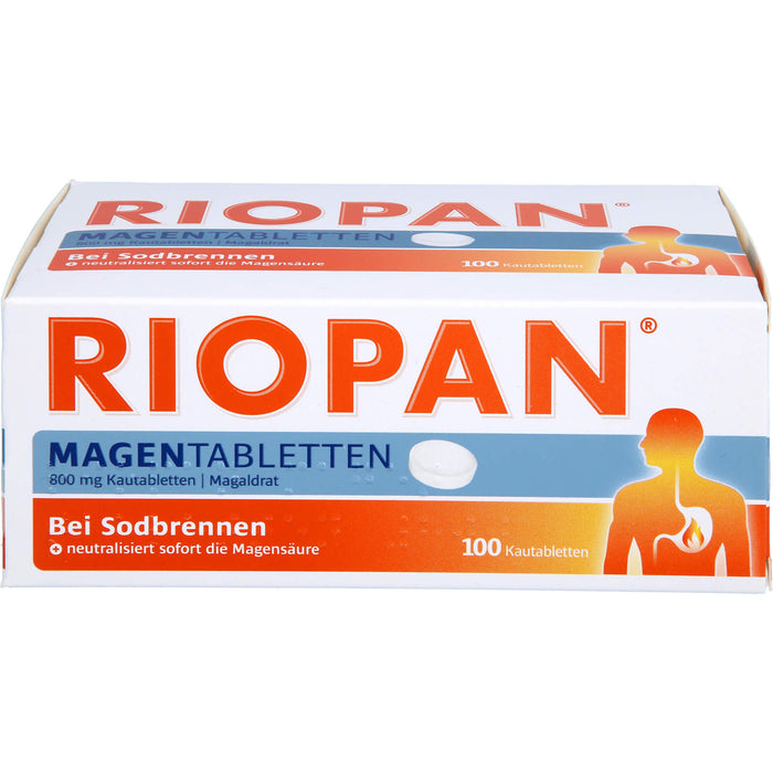 RIOPAN  Magen Tabletten, 800 mg Kautabletten, 100 St. Tabletten
