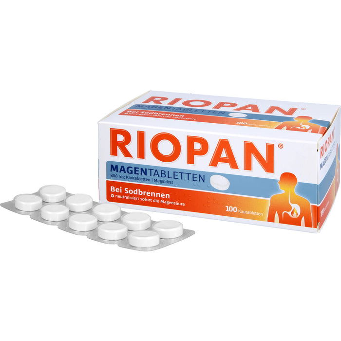 RIOPAN  Magen Tabletten, 800 mg Kautabletten, 100 pc Tablettes