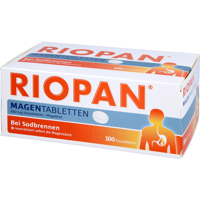 RIOPAN  Magen Tabletten, 800 mg Kautabletten, 100 St. Tabletten