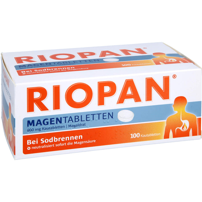 RIOPAN  Magen Tabletten, 800 mg Kautabletten, 100 St. Tabletten