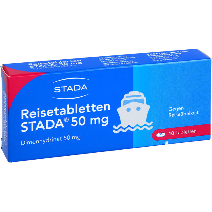 Reisetabletten STADA  50 mg, 10 pcs. Tablets