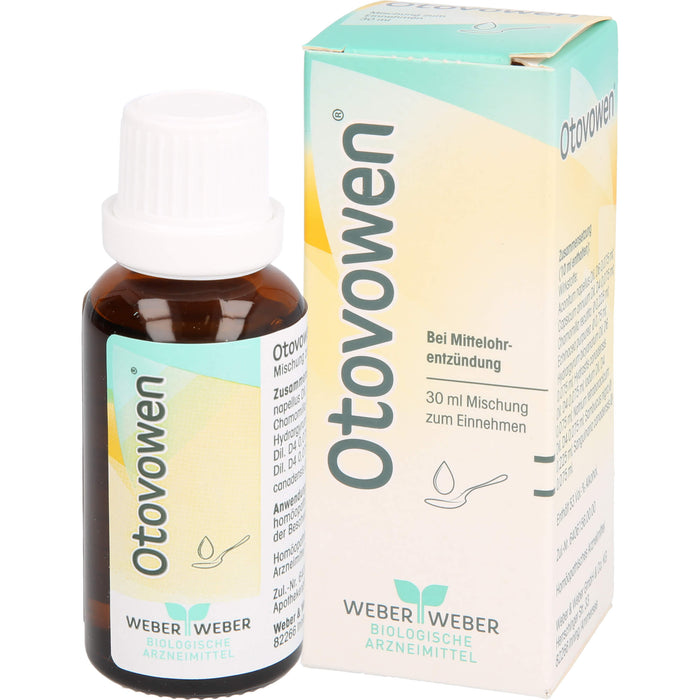 Otovowen Mischung bei Mittelohrentzündung, 30 ml Solution