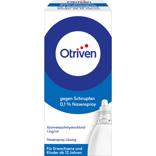 Otriven 0,1 % Nasenspray für Erwachsene bei Schnupfen, 10 ml Lösung
