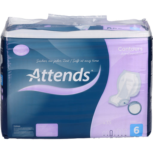 Attends Contours Air Comfort 6 Vorlagen, 35 St. Vorlagen