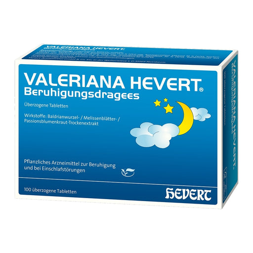 Valeriana Hevert Beruhigungsdragees, 100 St. Tabletten