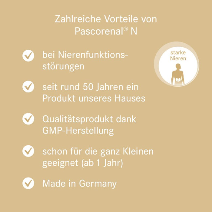 Pascorenal N Mischung bei Nierenfunktionsstörungen, 100 ml Solution