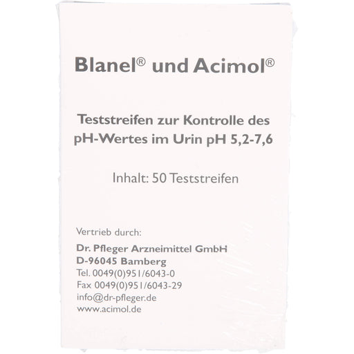 Teststreifenheft z. Bestimmung d. Urin-ph-Wertes, 50 St. Teststreifen