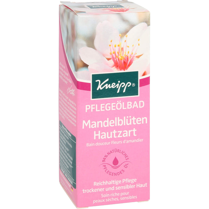 Kneipp Pflegeölbad Mandelblüten Hautzart reichhaltige Pflege trockener und sensibler Haut, 100 ml Öl