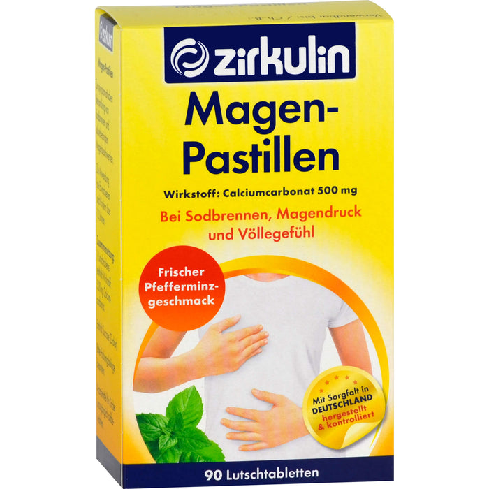 ZIRKULIN MAGEN PASTILLEN, 90 pcs. Tablets