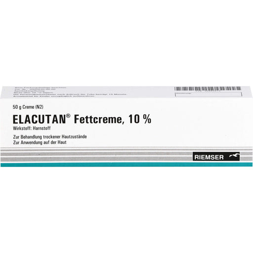 Elacutan Fettcreme 10 % zur Behandlung trockener Hautzustände, 50 g Creme