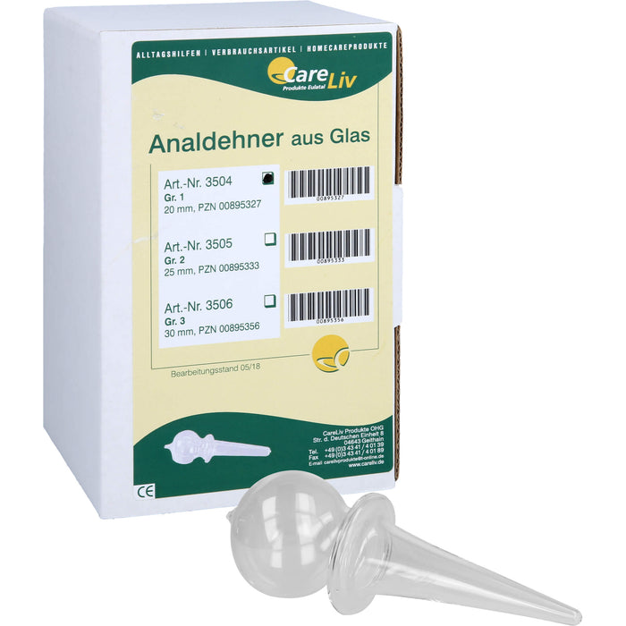 Careliv Analdehner aus Glas 20 mm Gr.1, 1 pcs. Device