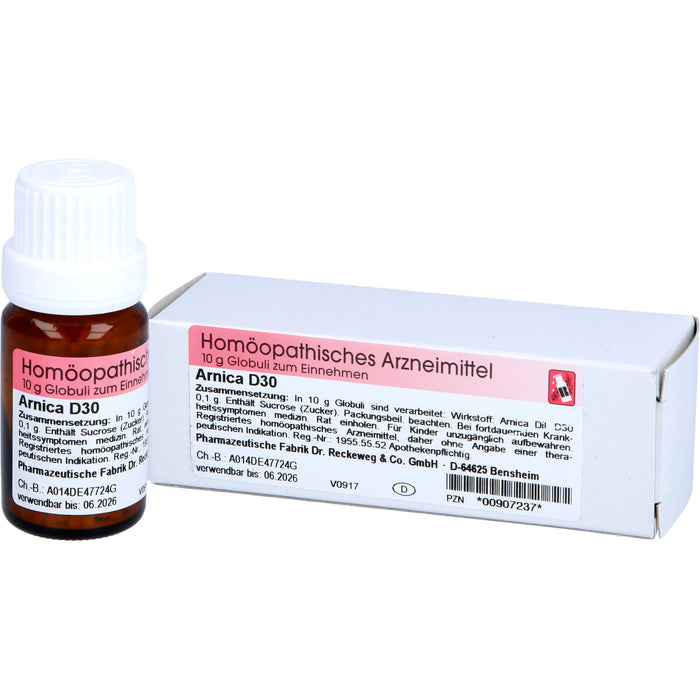 Dr. Reckeweg Arnica D30 Globuli, 10 g Globuli