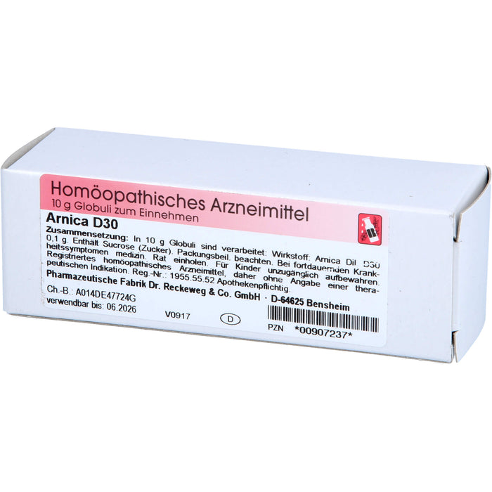 Dr. Reckeweg Arnica D30 Globuli, 10 g Globules
