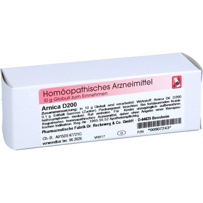 Dr. Reckeweg Arnica D200 Globuli, 10 g Globules