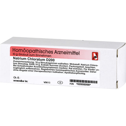DR. RECKEWEG & CO Natrium chloratum D 200 Globuli, 10 g Globuli