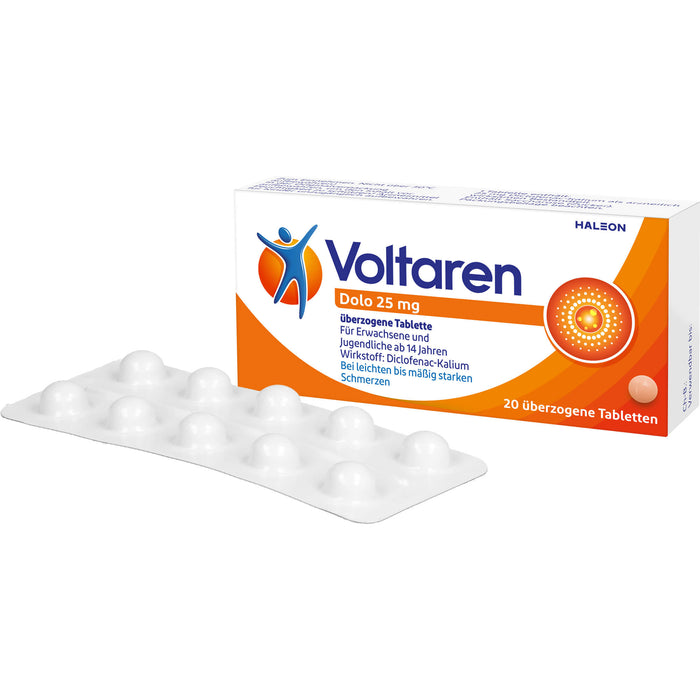 Voltaren Dolo 25 mg Tabletten, 20 pcs. Tablets