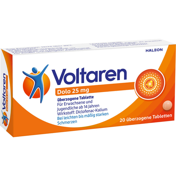 Voltaren Dolo 25 mg Tabletten, 20 pcs. Tablets