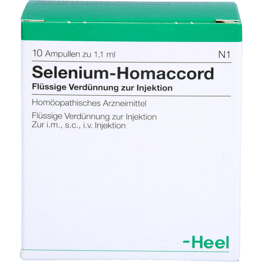 Selenium-Homaccord  Inj.-Lsg., 10 St. Ampullen