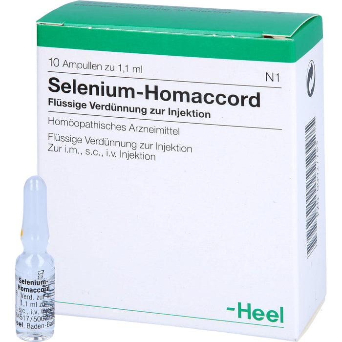 Selenium-Homaccord  Inj.-Lsg., 10 St. Ampullen