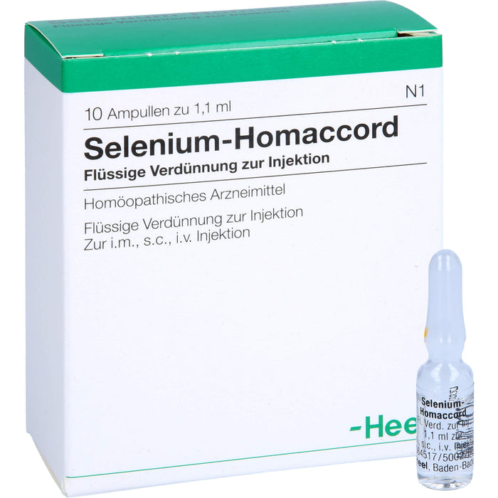 Selenium-Homaccord  Inj.-Lsg., 10 pcs. Ampoules