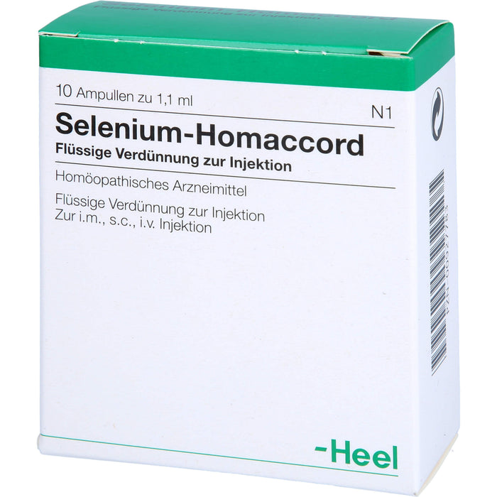 Selenium-Homaccord  Inj.-Lsg., 10 St. Ampullen