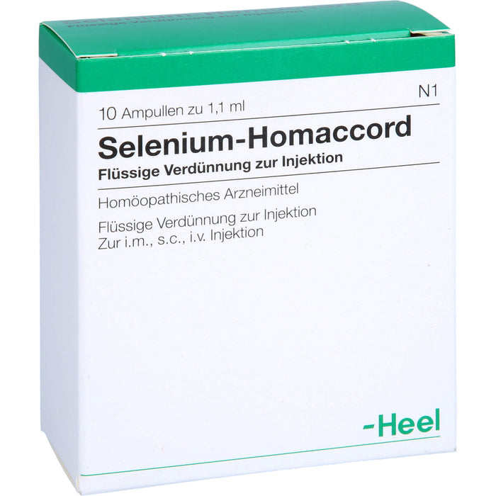Selenium-Homaccord  Inj.-Lsg., 10 pcs. Ampoules