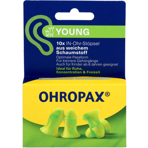 OHROPAX Yound Schaumstoff In-Ohr Stöpsel, 10 St. Ohrstöpsel