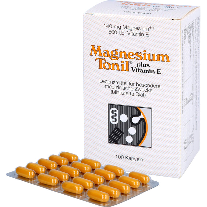 Magnesium Tonil plus Vitamin E, 100 pc Capsules