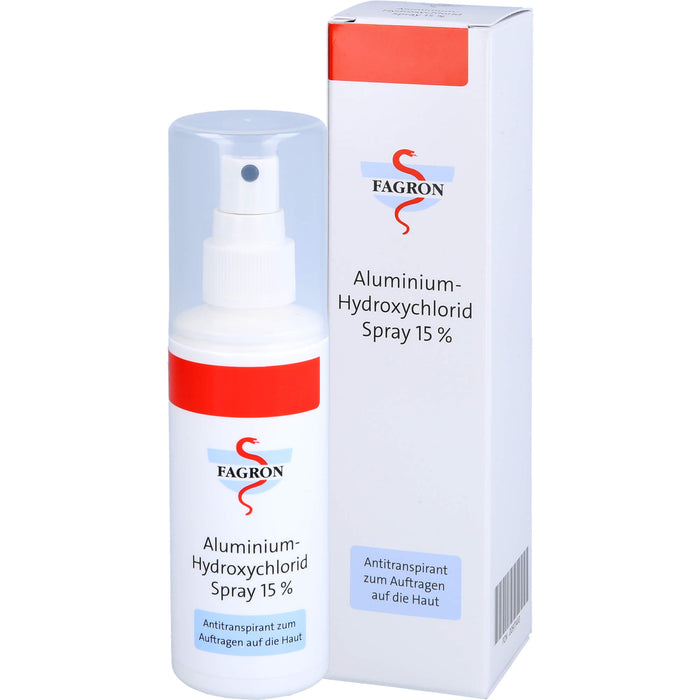 FAGRON Aluminium-Hydroxychlorid Spray 15% Antitranspirant, 100 ml Solution