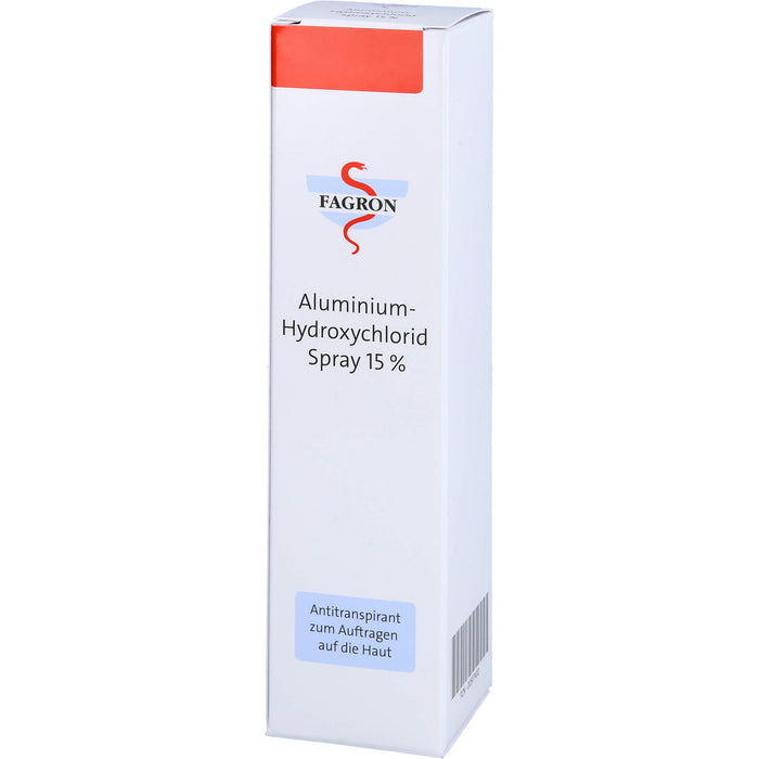 FAGRON Aluminium-Hydroxychlorid Spray 15% Antitranspirant, 100 ml Solution