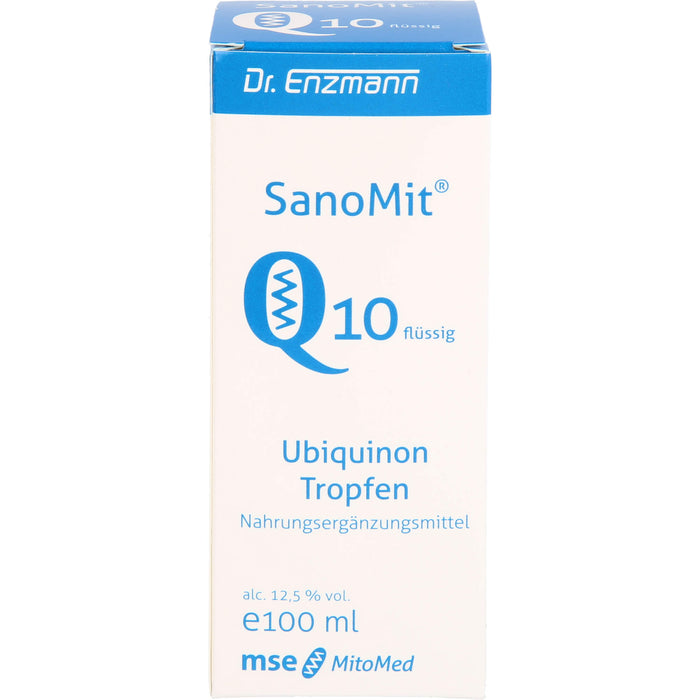 SanoMit Q10 flüssig Ubiquinon Tropfen, 100 ml Lösung