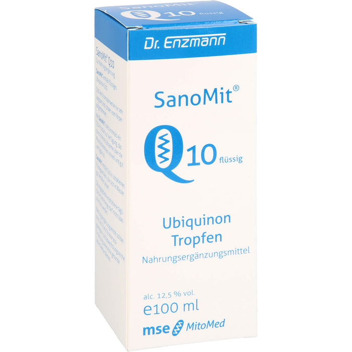 SanoMit Q10 flüssig Ubiquinon Tropfen, 100 ml Solution