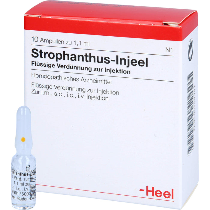 Strophanthus Injeel Amp., 10 pcs. Ampoules