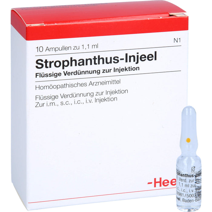 Strophanthus Injeel Amp., 10 pcs. Ampoules