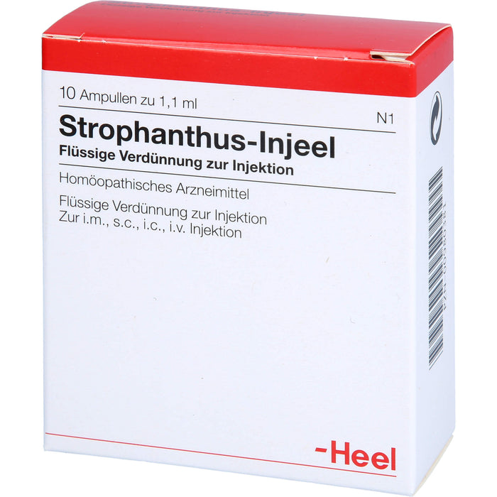 Strophanthus Injeel Amp., 10 pcs. Ampoules