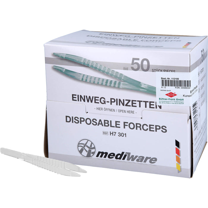 Pinzette Einmalgebrauch steril, 50 pcs. Tweezers