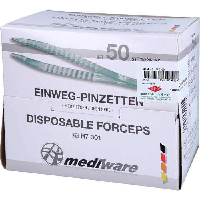 Pinzette Einmalgebrauch steril, 50 pcs. Tweezers
