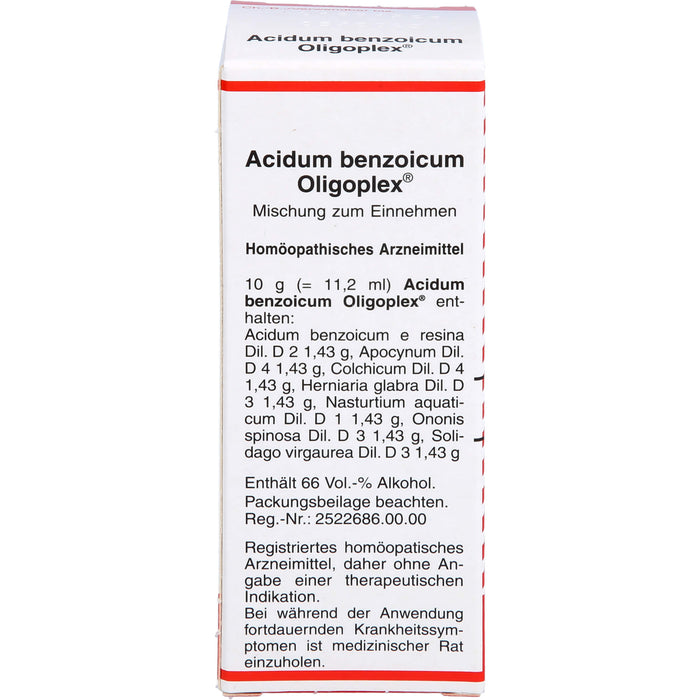 Acidum benzoicum Oligoplex®, Mischung, 50 ml LIQ