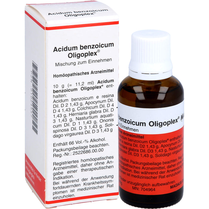 Acidum benzoicum Oligoplex®, Mischung, 50 ml LIQ