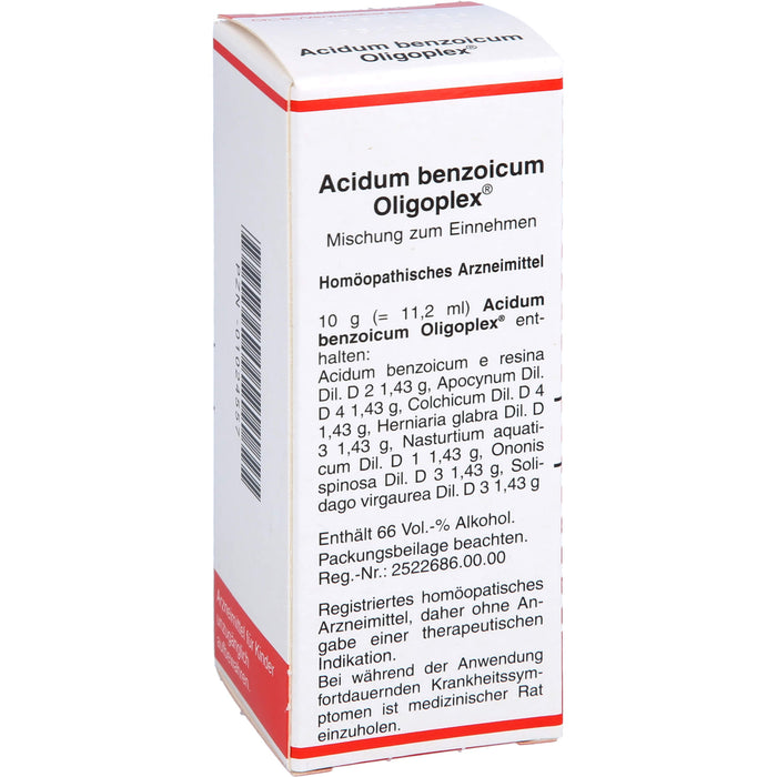 Acidum benzoicum Oligoplex®, Mischung, 50 ml LIQ