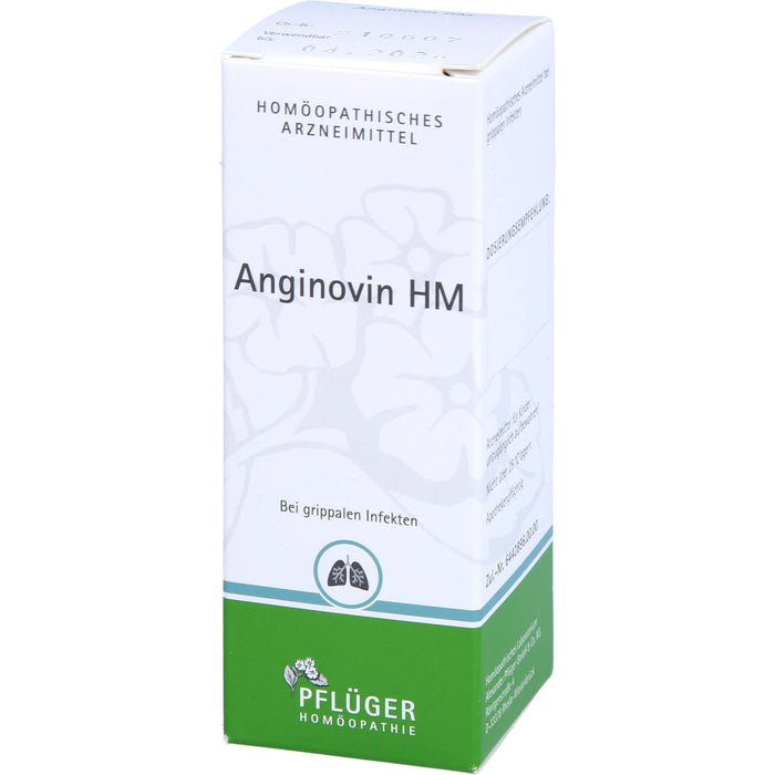 Pflüger Anginovin HM Tropfen bei grippalen Infekten, 50 ml Solution