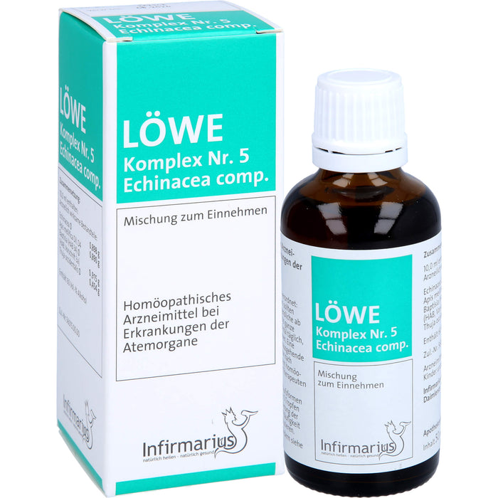 Löwe Komplex Nr. 5 Echinacea comp. Tropf., 50 ml TRO