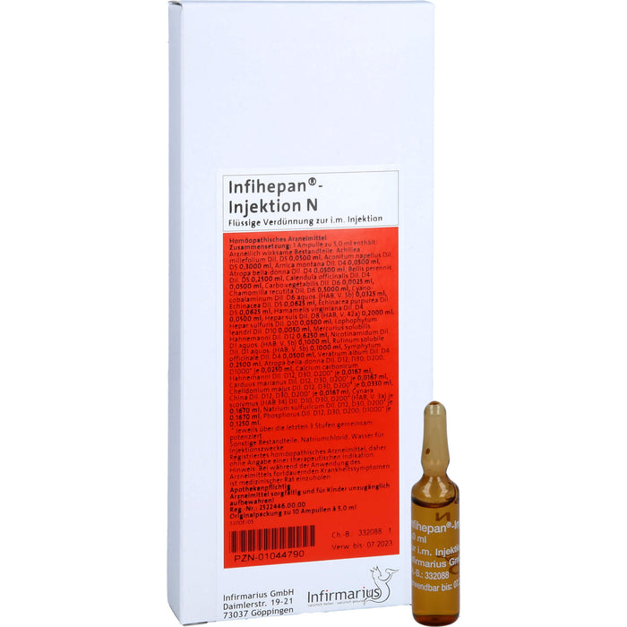 Infihepan Injektion N flüssige Verdünnung, 10 pc Ampoules